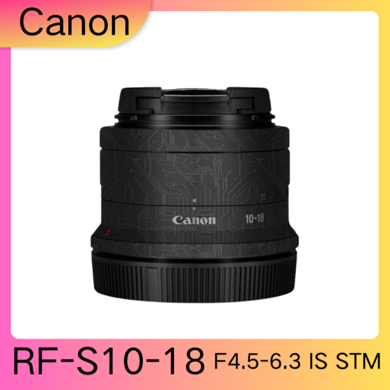 Lentes Canon RFS10-18F4.5-6.3 IS STM  - Pele câmera, adesivo câmera - com alta resistência a arranhões, à prova d'água e com design elegante.